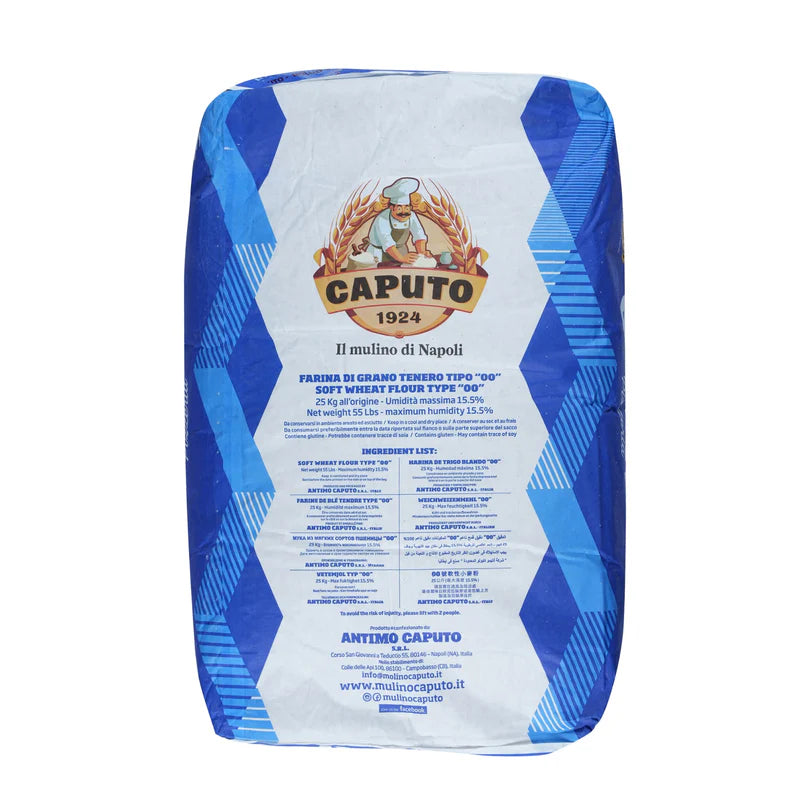 Caputo Pizza Flour "00" – 25kg nutrition facts