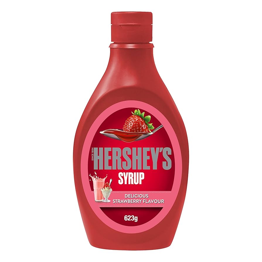Hershey's strawberry syrup 623g