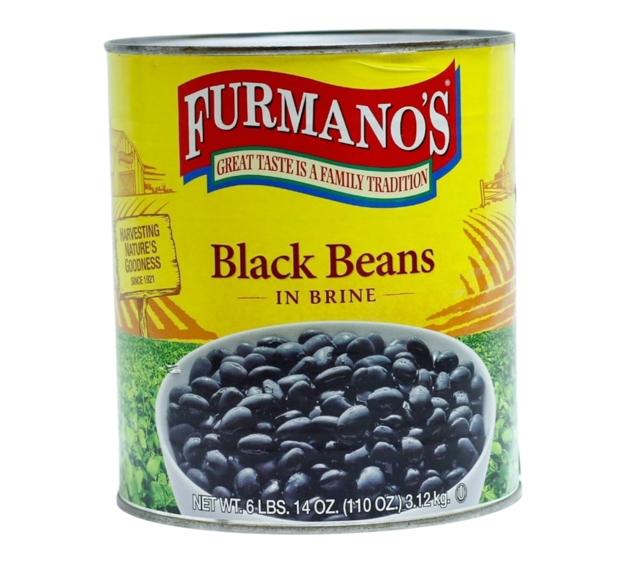 Furmanos Black Beans-In brine ( 3kg )
