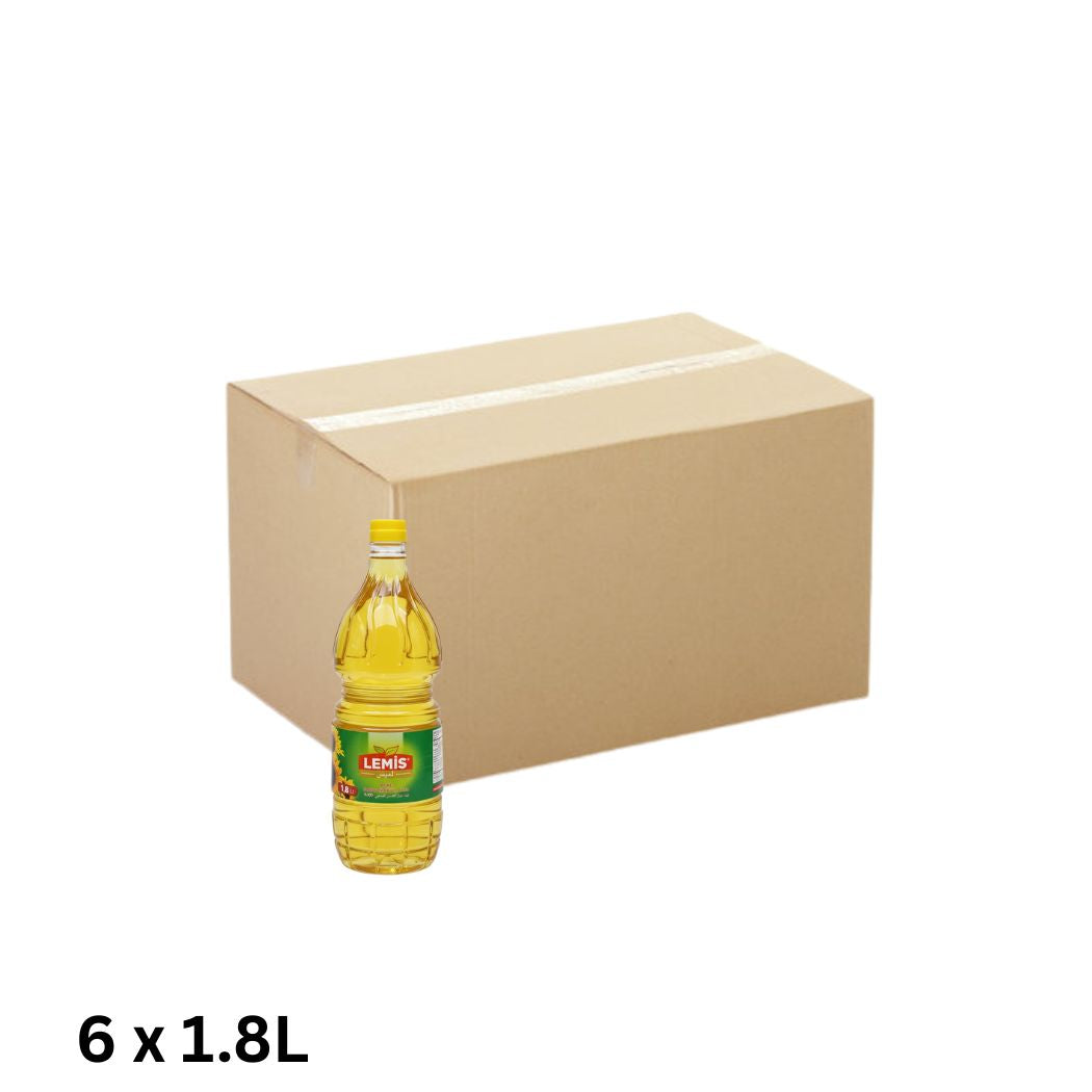 Lemis Pure Sunflower Oil 6x1.8L