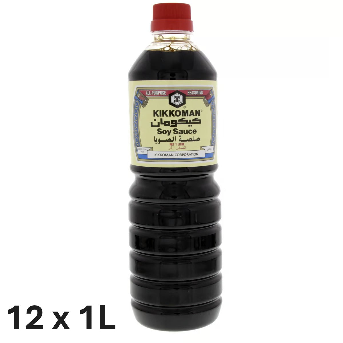 Kikkoman Soy Sauce 12x1L