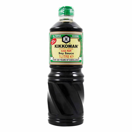 Kikkoman Soy Sauce Less Salt 1L