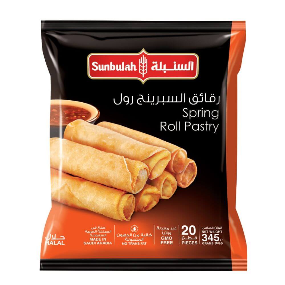 Sunbulah Spring Roll Pastry 20 Pieces – 345g