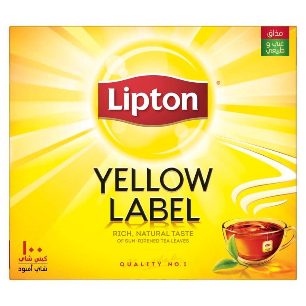 Lipton Yellow Label Black Tea – 100 Bags