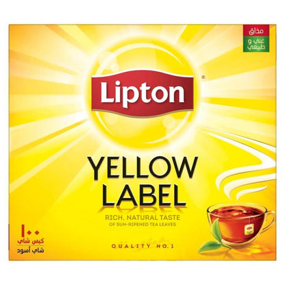 Lipton Yellow Label Black Tea – 100 Bags