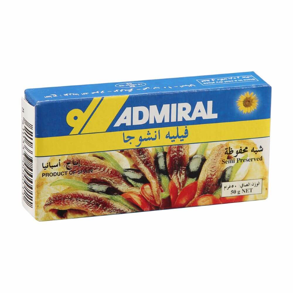 Admiral Anchovy Fillet 50g