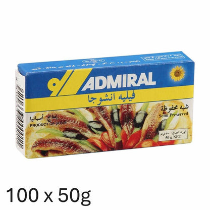 Admiral Anchovy Fillet 100 x 50g