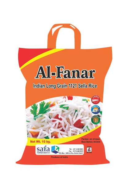 Al Fanar Rice Buy Al Fanar Indian 1121 Sela Rice 10kg Online Shopping UAE – Baladi ...