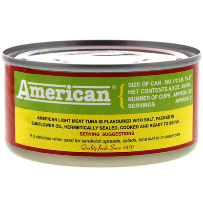  American Light Meat Tuna 185g back