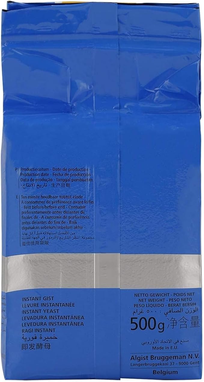 Bruggeman Instant Yeast 500g back