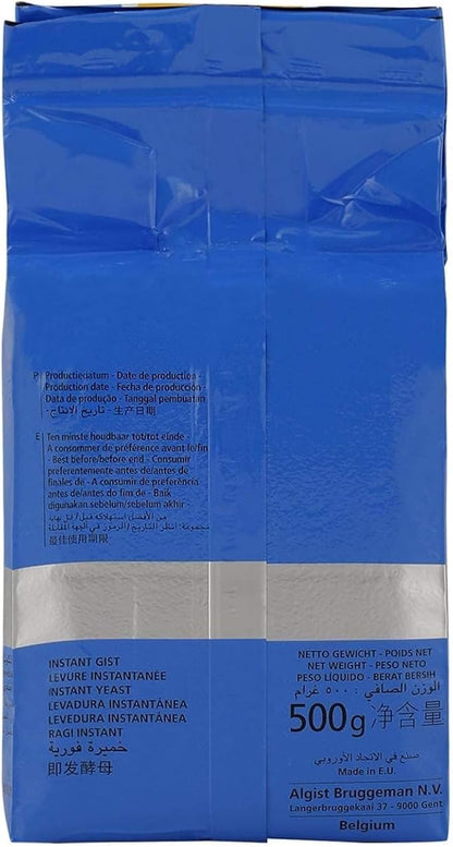 Bruggeman Instant Yeast 500g back