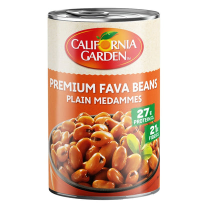 California Garden Plain Medammes Fava Beans 450g