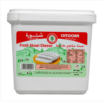 Chtoora Fresh Akawi Cheese 2.5kg