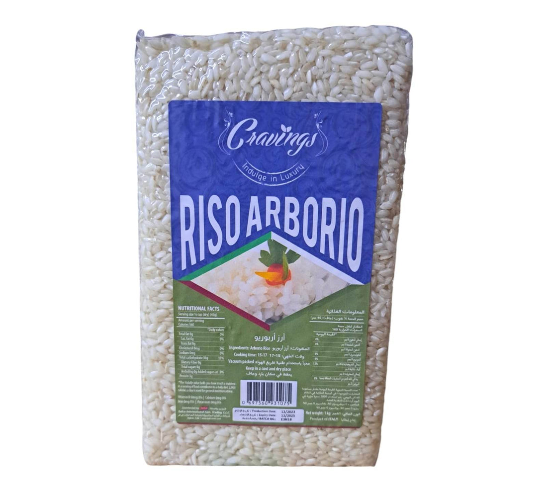 Buy Cravings Riso Arborio Rice 1kg | Online Shopping UAE – Baladi Foodstuff