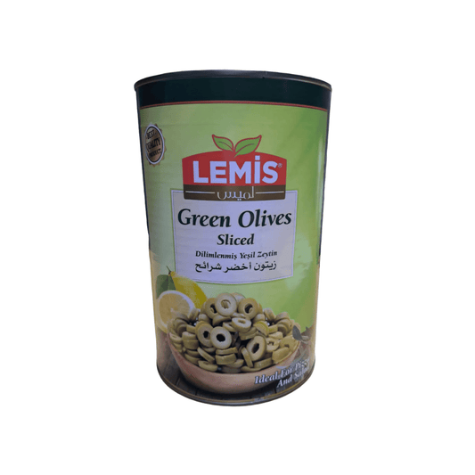 Lebanese Olives Green Sliced
