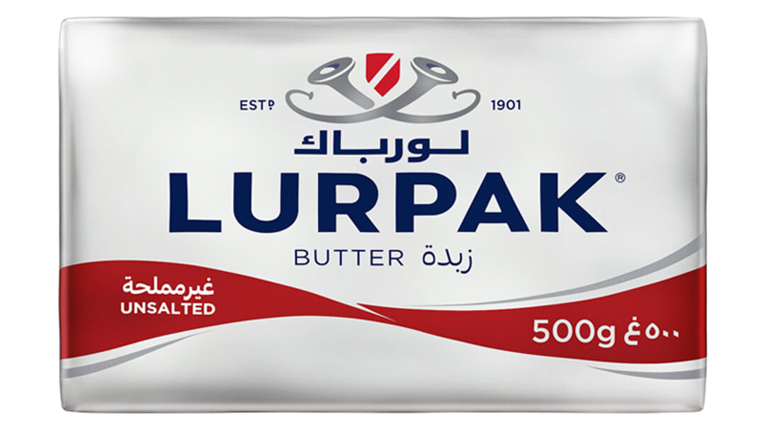 Lurpak Unsalted Butter Block 500g