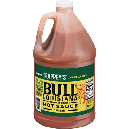 Trappey's Bull Louisiana Hot Sauce 1 Gallon