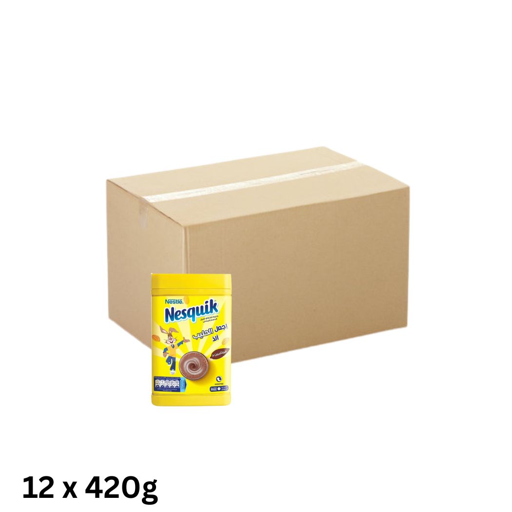 Nestle Nesquik Chocolate Milk Powder 12x420g
