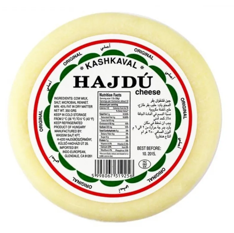 Hajdu Kashkaval full fat Cheese ( 700g )