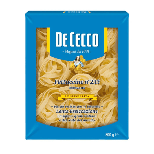 de cecco fettuccine pasta
