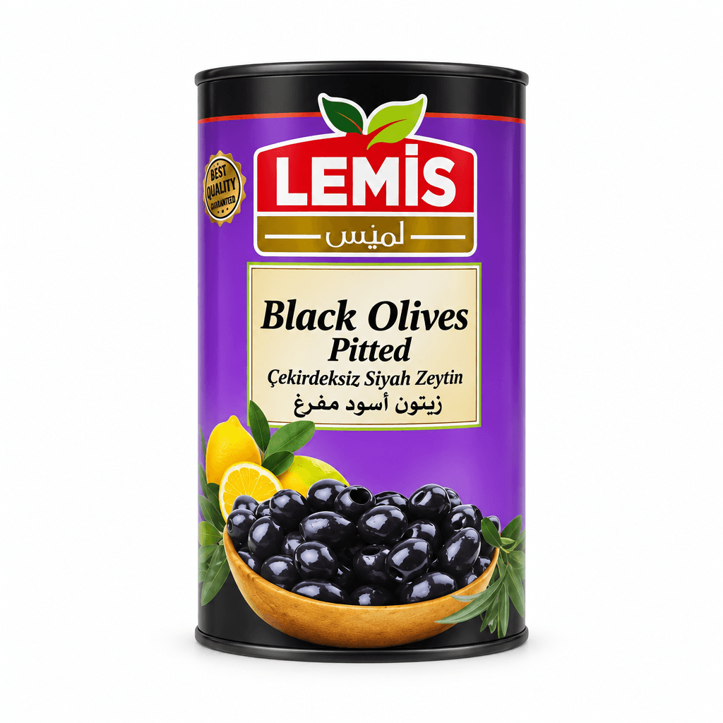 Lemis Black Olives Pitted – 2kg