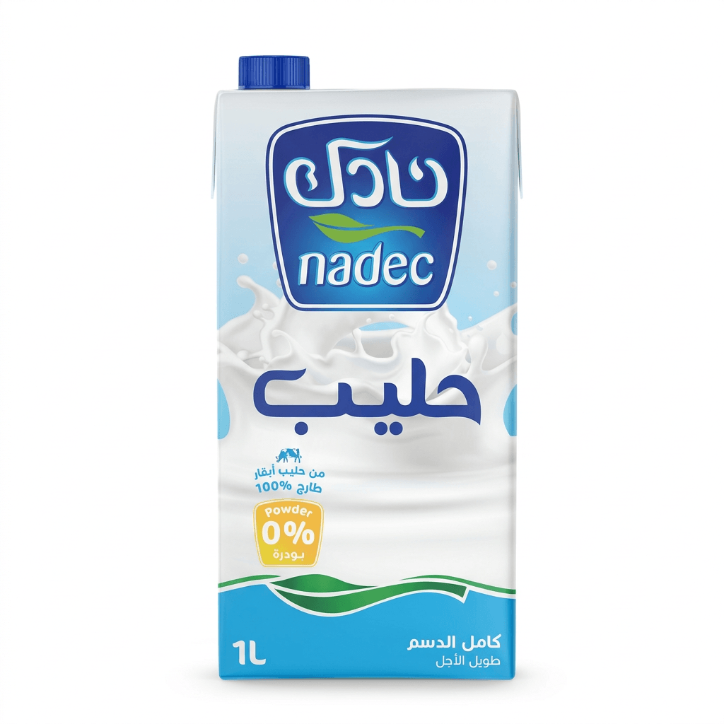 Nadec Full Fat Long Life Milk – 1L