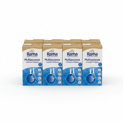 Rama Multipurpose Cooking & Whipping Cream 8 x 1L bulk pack