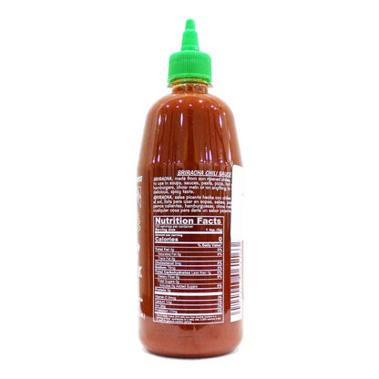 Huy Fong Sriracha Hot Chili Sauce 793g nutrition facts