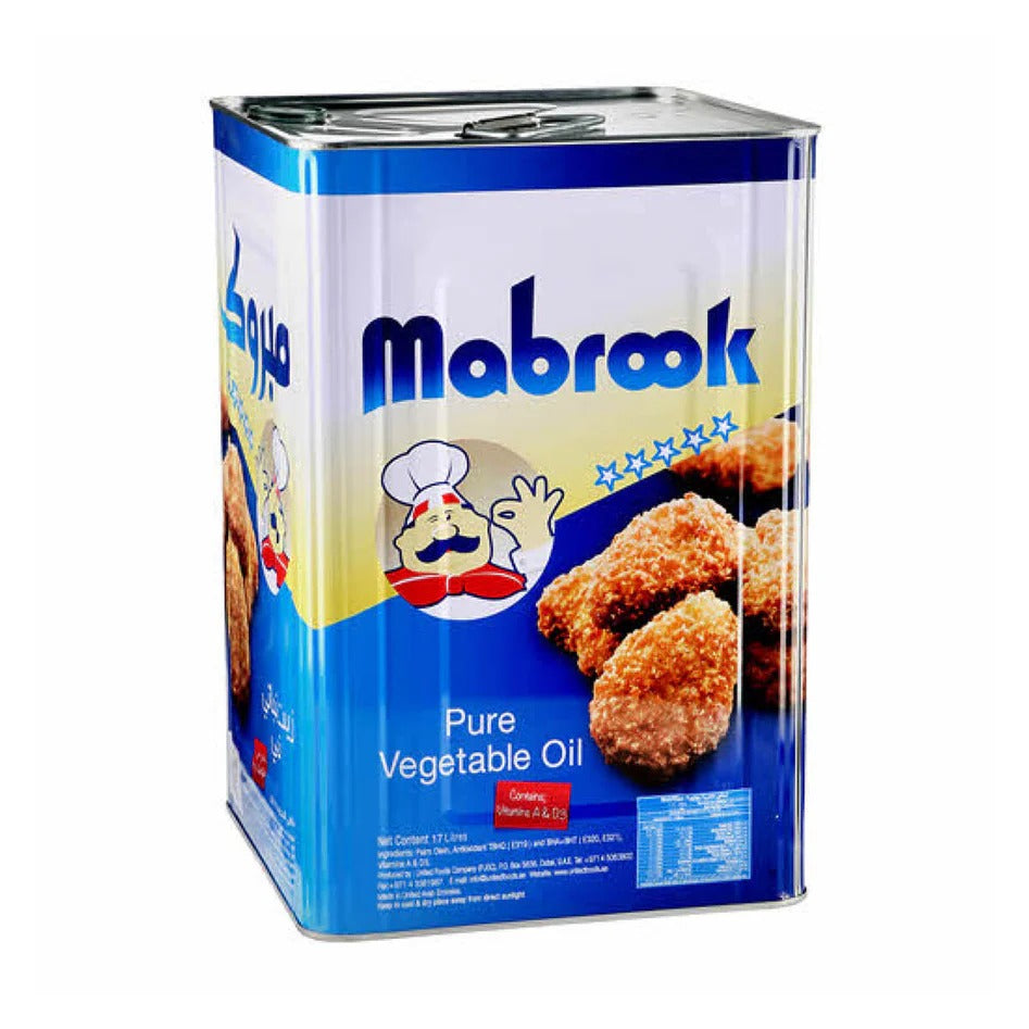 Buy Mabrook Pure Vegetable Oil 17L uae