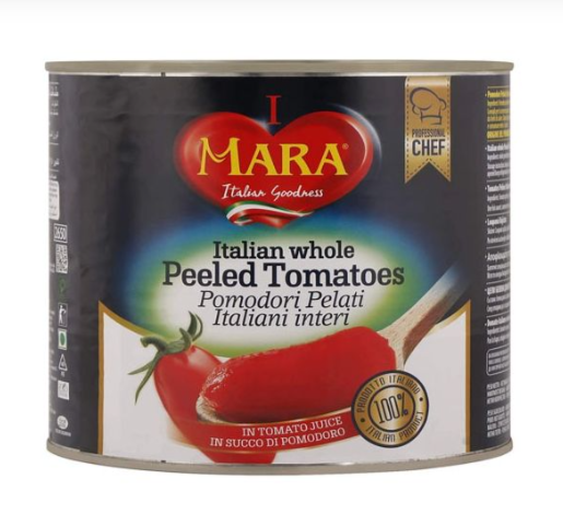 Mara Peeled Tomato Whole - 2.5kg